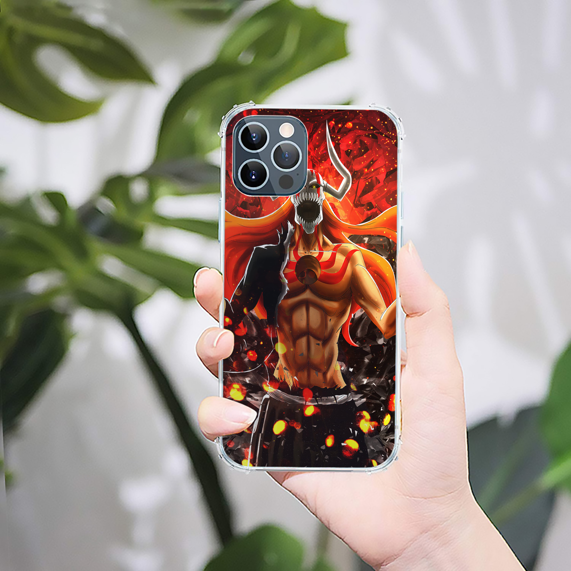 （画像用） ブリーチ BLEACH 【iPhone 12シリーズ対応】透明スマホケース（クリアソフトケース）